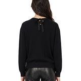 Maglione con scollo a V in nero 