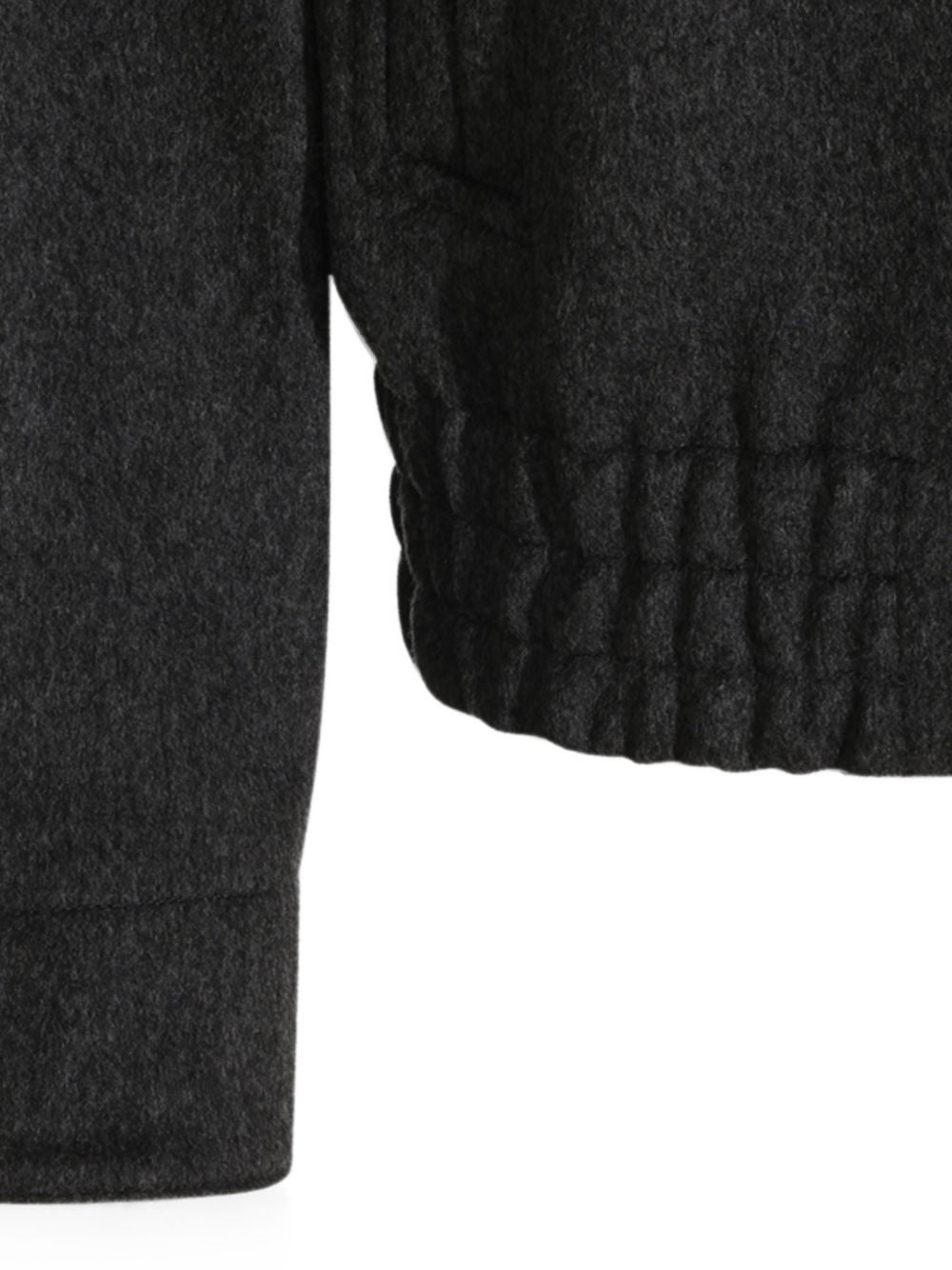 Giacca con chiusura nascosta in grigio 