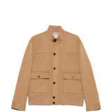 Giacca con tasche sul petto in beige 