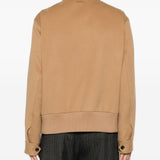 Giacca con tasche sul petto in beige 