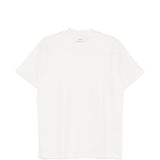 T-shirt a maniche corte in bianco 