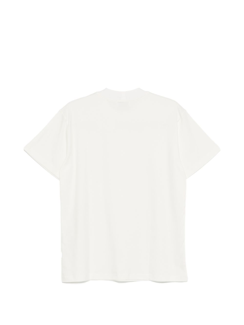 T-shirt a maniche corte in bianco 