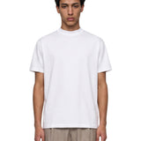 T-shirt a maniche corte in bianco 