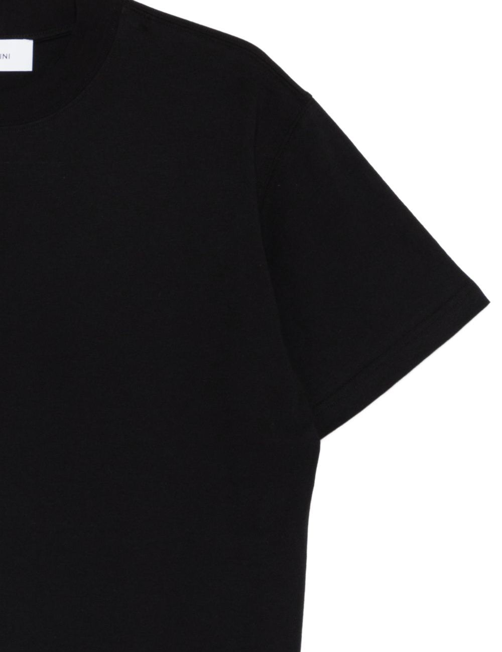 T-shirt a maniche corte in nero