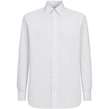 Camicia a righe in bianco 