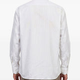 Camicia a righe in bianco 