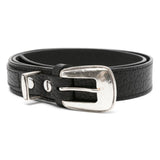 Cintura in pelle in nero 