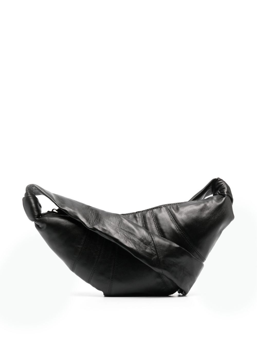 Borsa a spalla Croissant in nero 