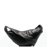 Borsa a spalla Croissant in nero 