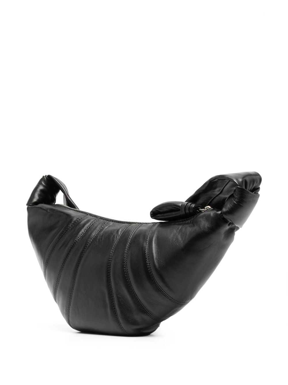 Borsa a spalla Croissant in nero 