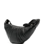 Borsa a spalla Croissant in nero 
