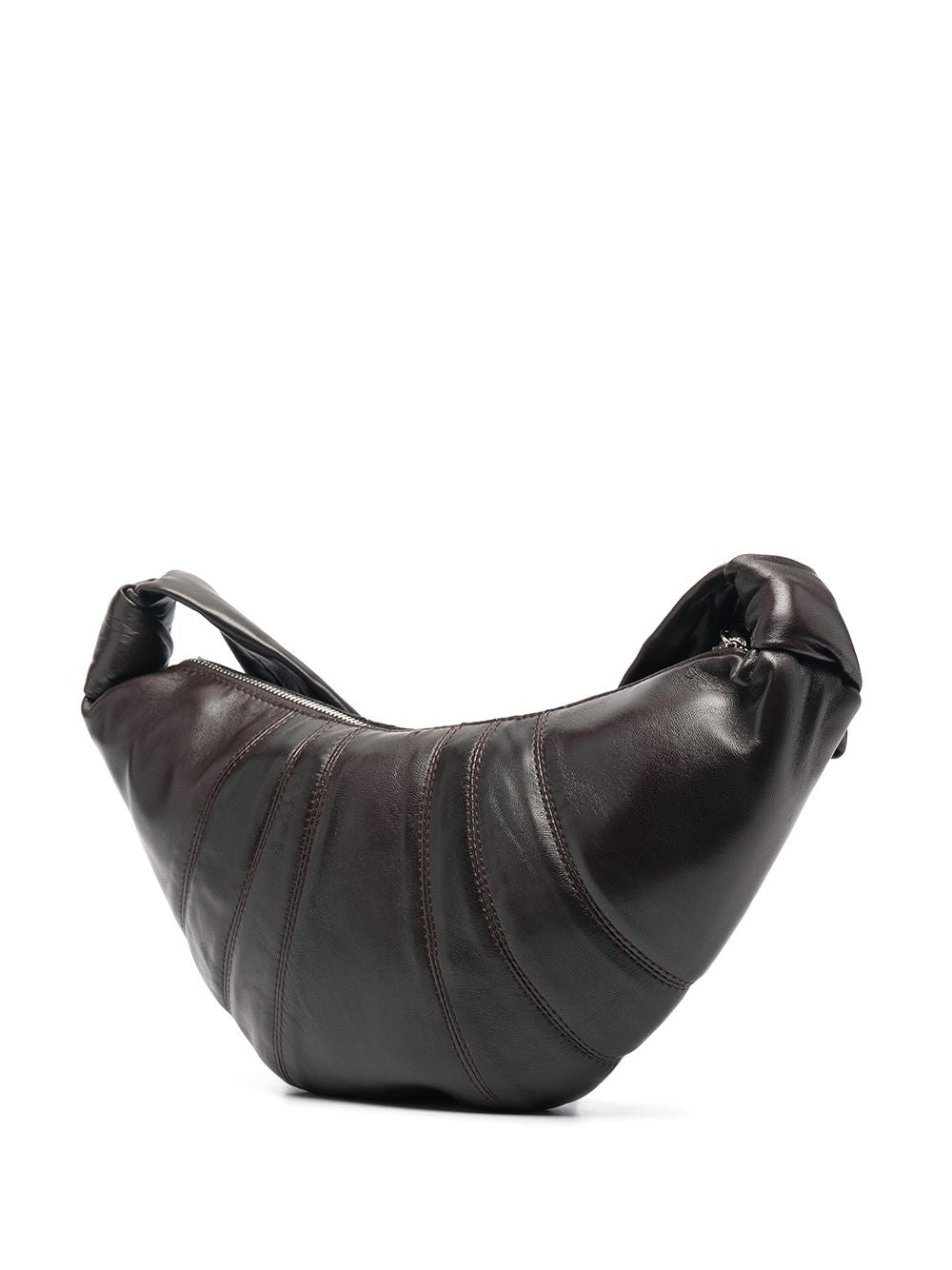 Borsa a spalla Croissant in marrone 