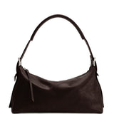 Borsa belted baguette in marrone 