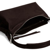 Borsa belted baguette in marrone 