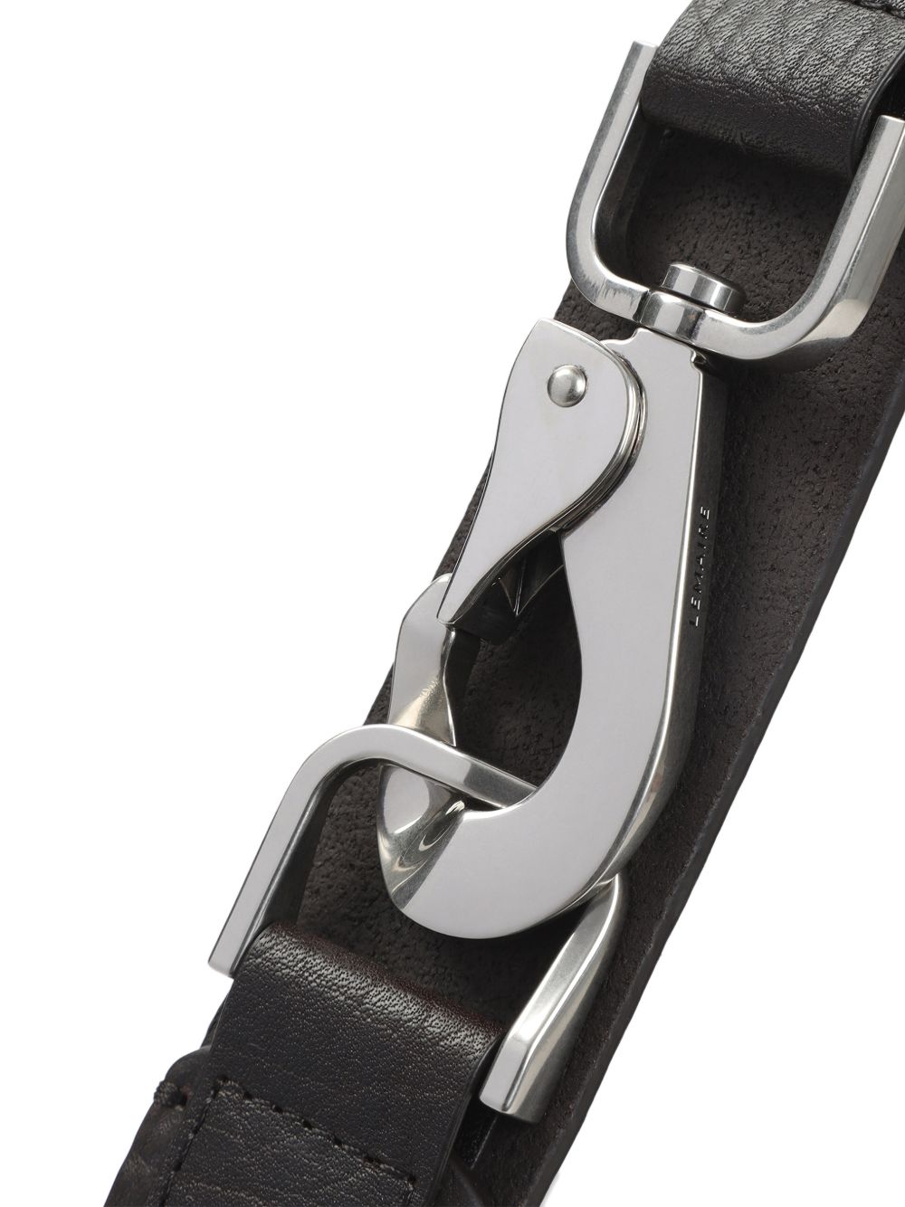 Borsa Quiver Clip in marrone scuro<BR/> 