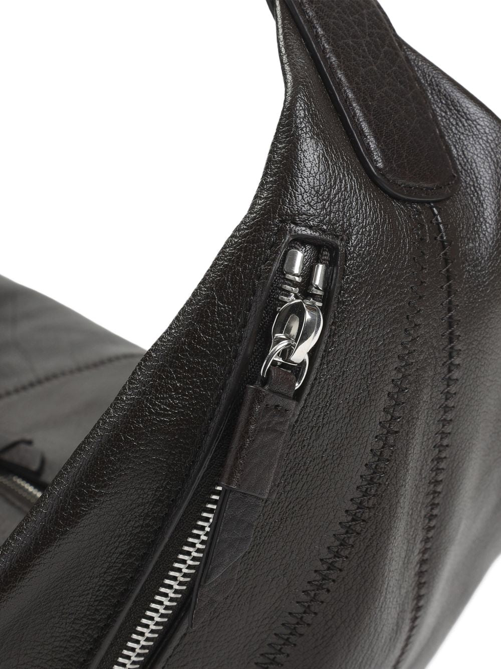Borsa Quiver Clip in marrone scuro<BR/> 