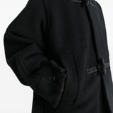 Montgomery con cintura in nero 