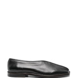 Mocassini in pelle in nero 