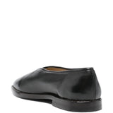 Mocassini in pelle in nero 