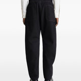 Pantaloni Twisted Workwear affusolati in nero 