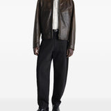 Pantaloni Twisted Workwear affusolati in nero 