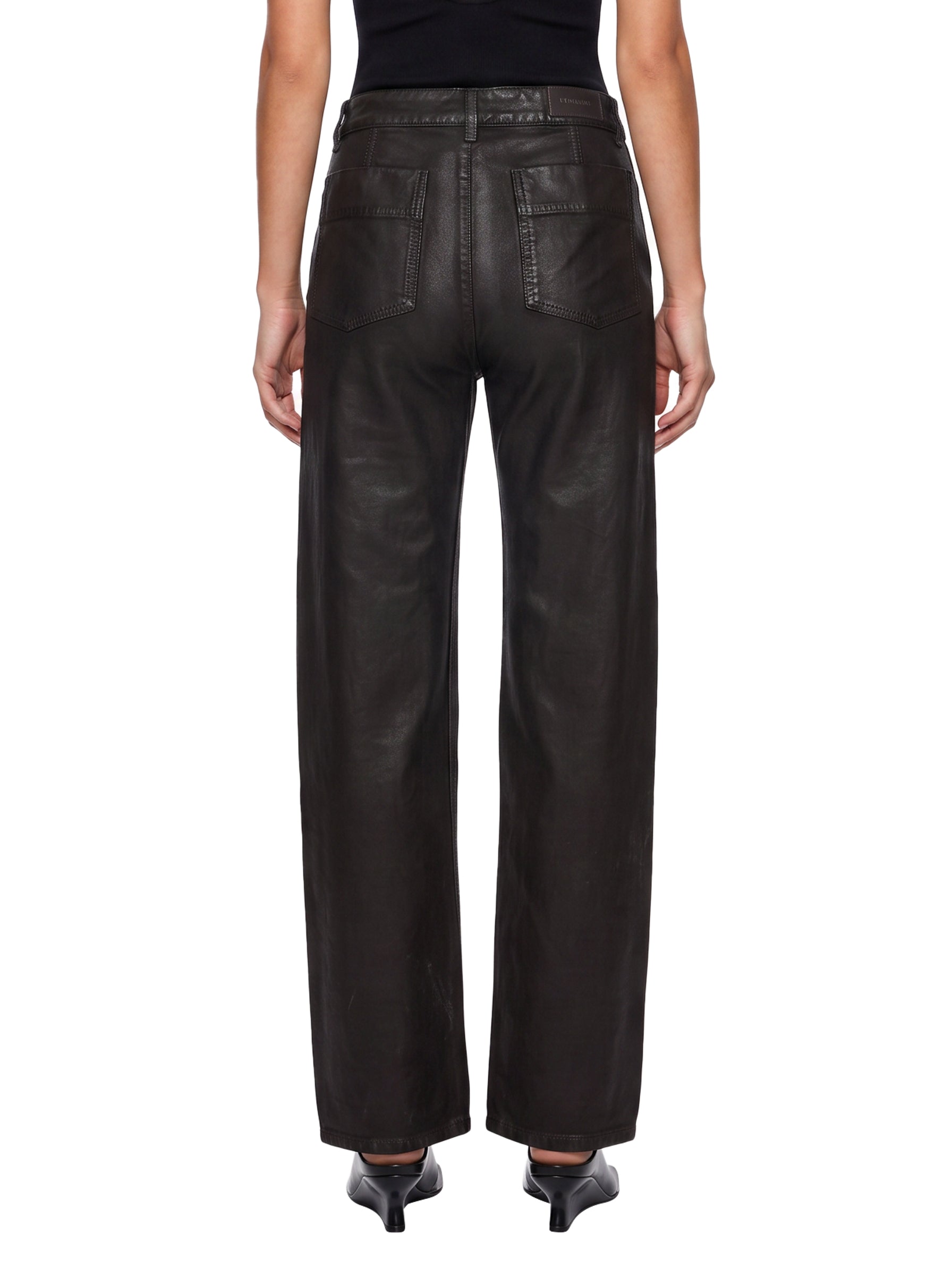 Jeans cinque tasche in nero 