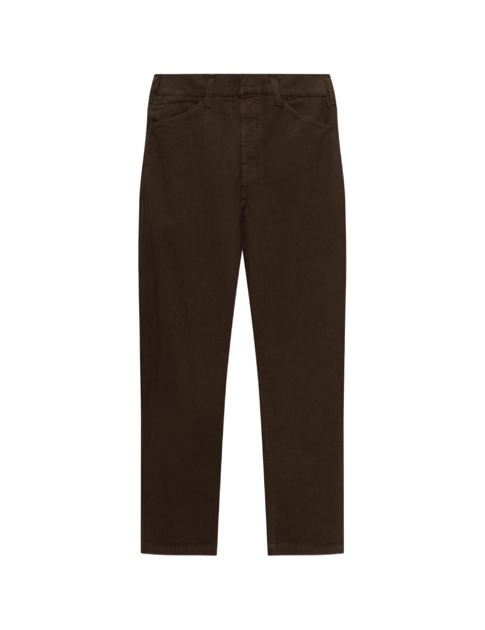 Pantaloni a gamba dritta in marrone 