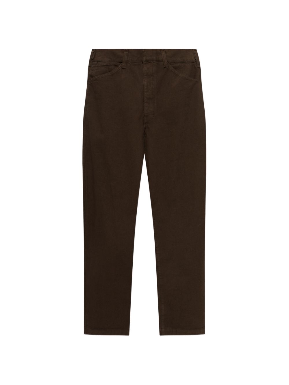 Pantaloni a gamba dritta in marrone 