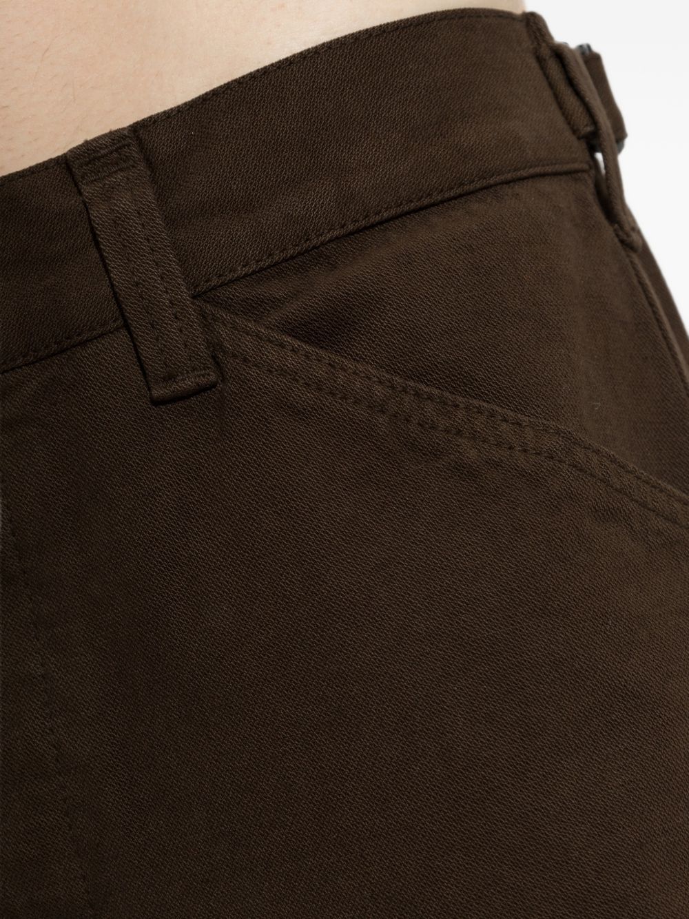 Pantaloni a gamba dritta in marrone 