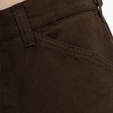 Pantaloni a gamba dritta in marrone 