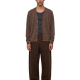 Pantaloni a gamba dritta in marrone 