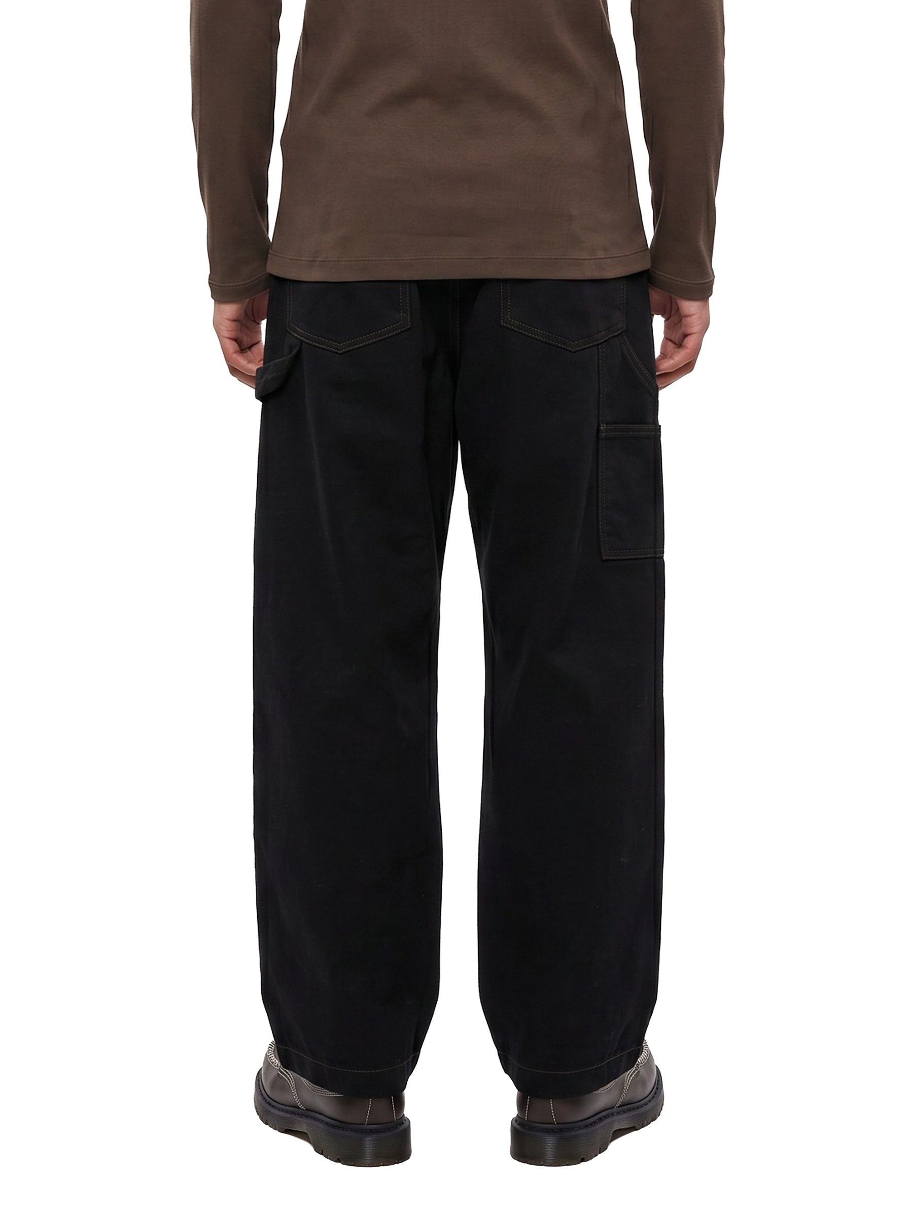 Pantaloni Maxi Workwear in nero 