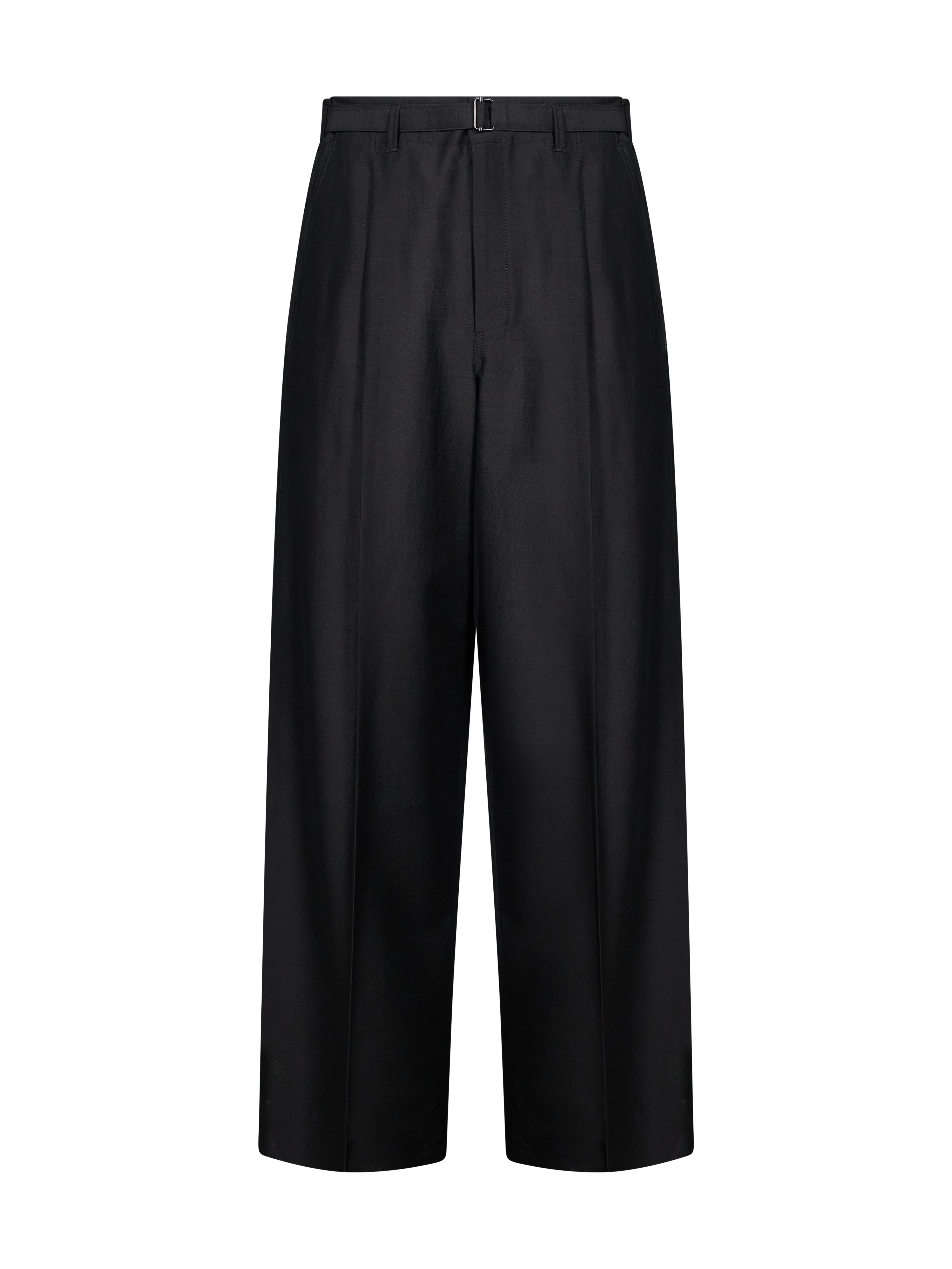Pantaloni a pieghe in nero 