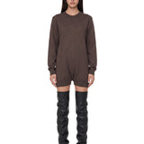 Tuta relaxed in marrone 