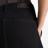Jeans Twisted con cintura in nero 