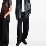 Jeans Twisted con cintura in nero 