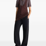 Jeans Twisted con cintura in nero 