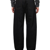 Jeans Twisted con cintura in nero 