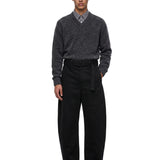Jeans Twisted con cintura in nero 