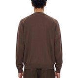 Cardigan con abbottonatura asimmetrica in beige 