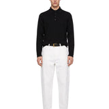 Polo in lana in nero 