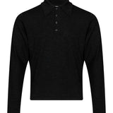 Polo in lana in nero 