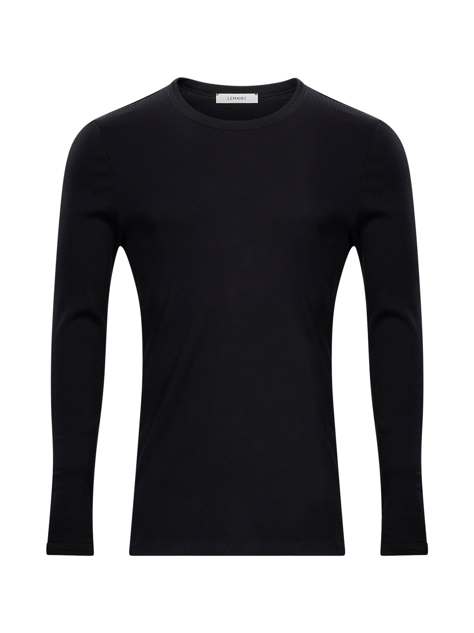 T-shirt a maniche lunghe in nero 