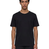 T-shirt a maniche corte in nero 