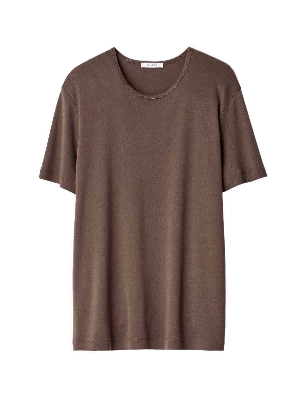 T-shirt a maniche corte in marrone