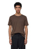 T-shirt a maniche corte in marrone