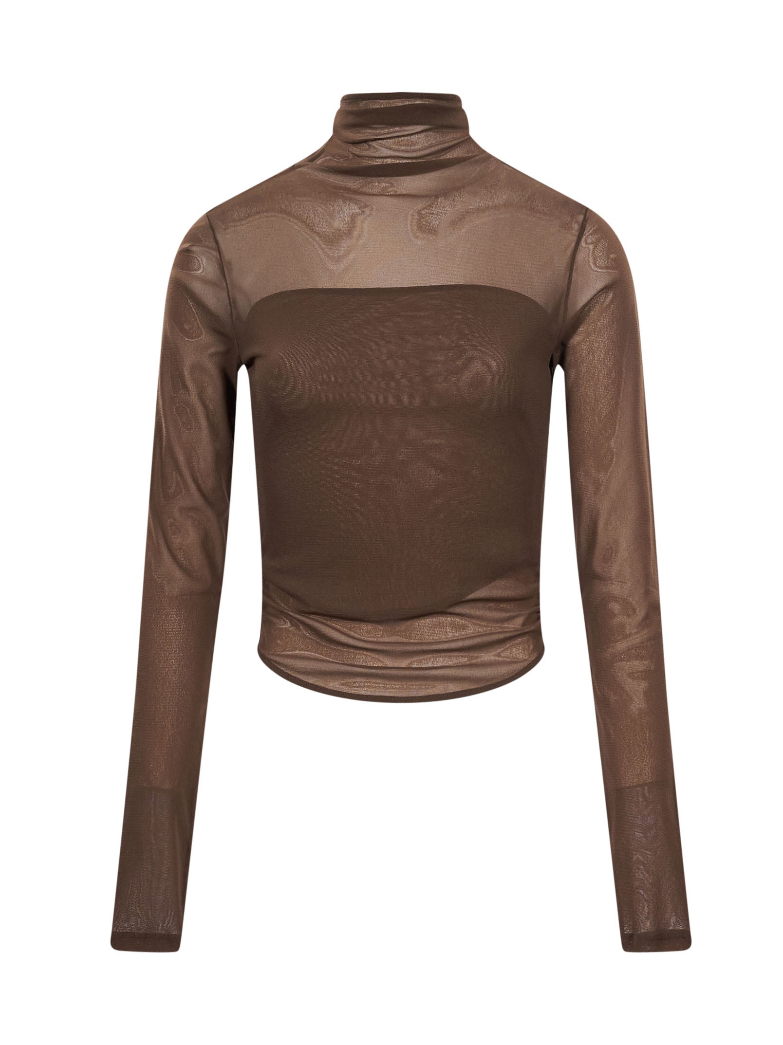 Top Ballerina Foulard in marrone 