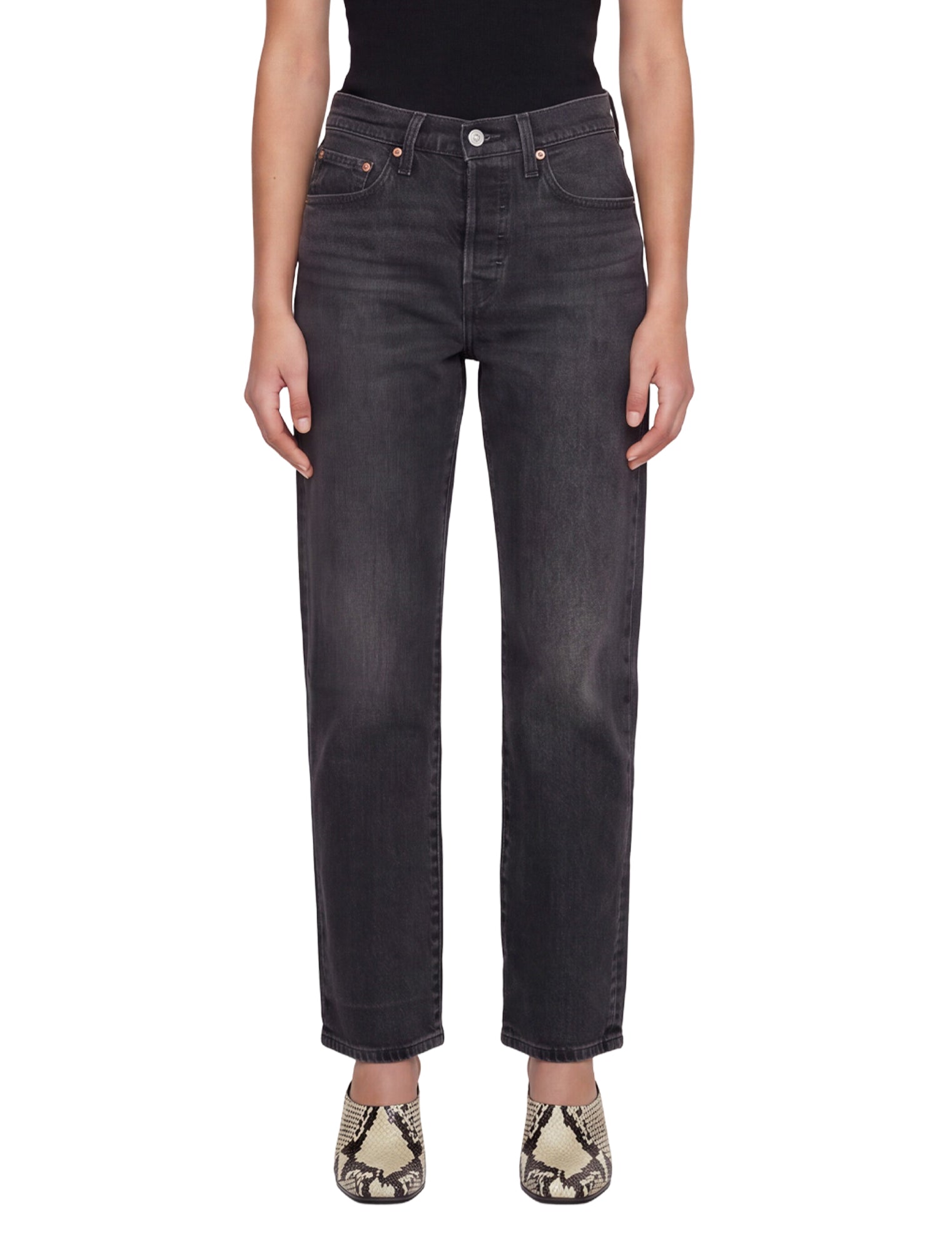 Jeans 501 Curve in nero 