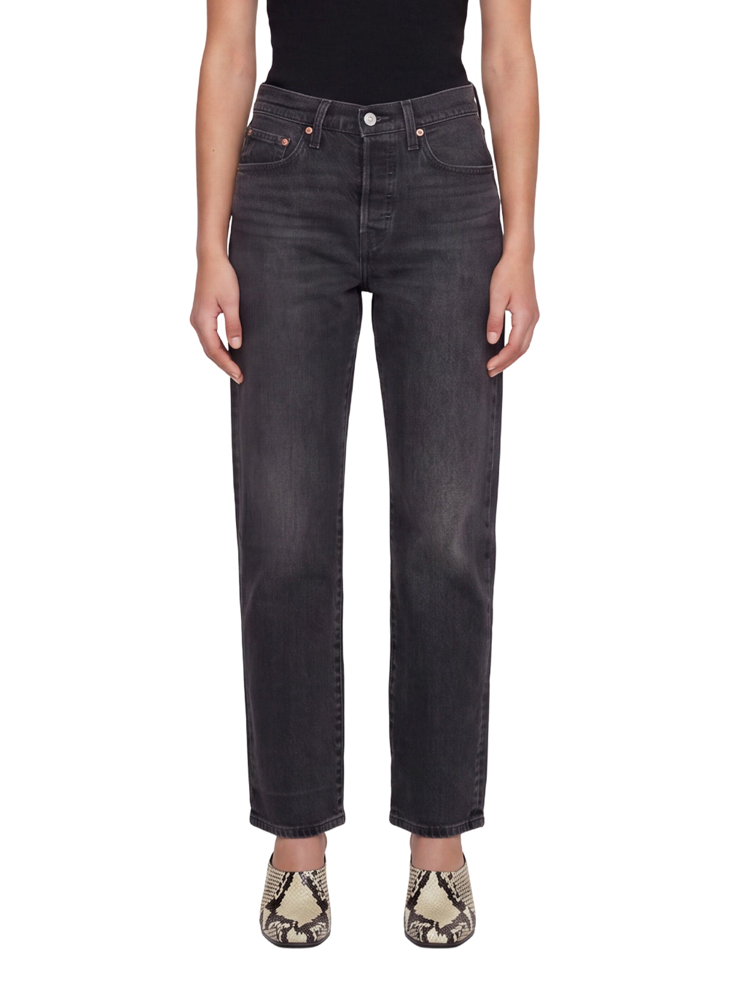 Jeans 501 Curve in nero 