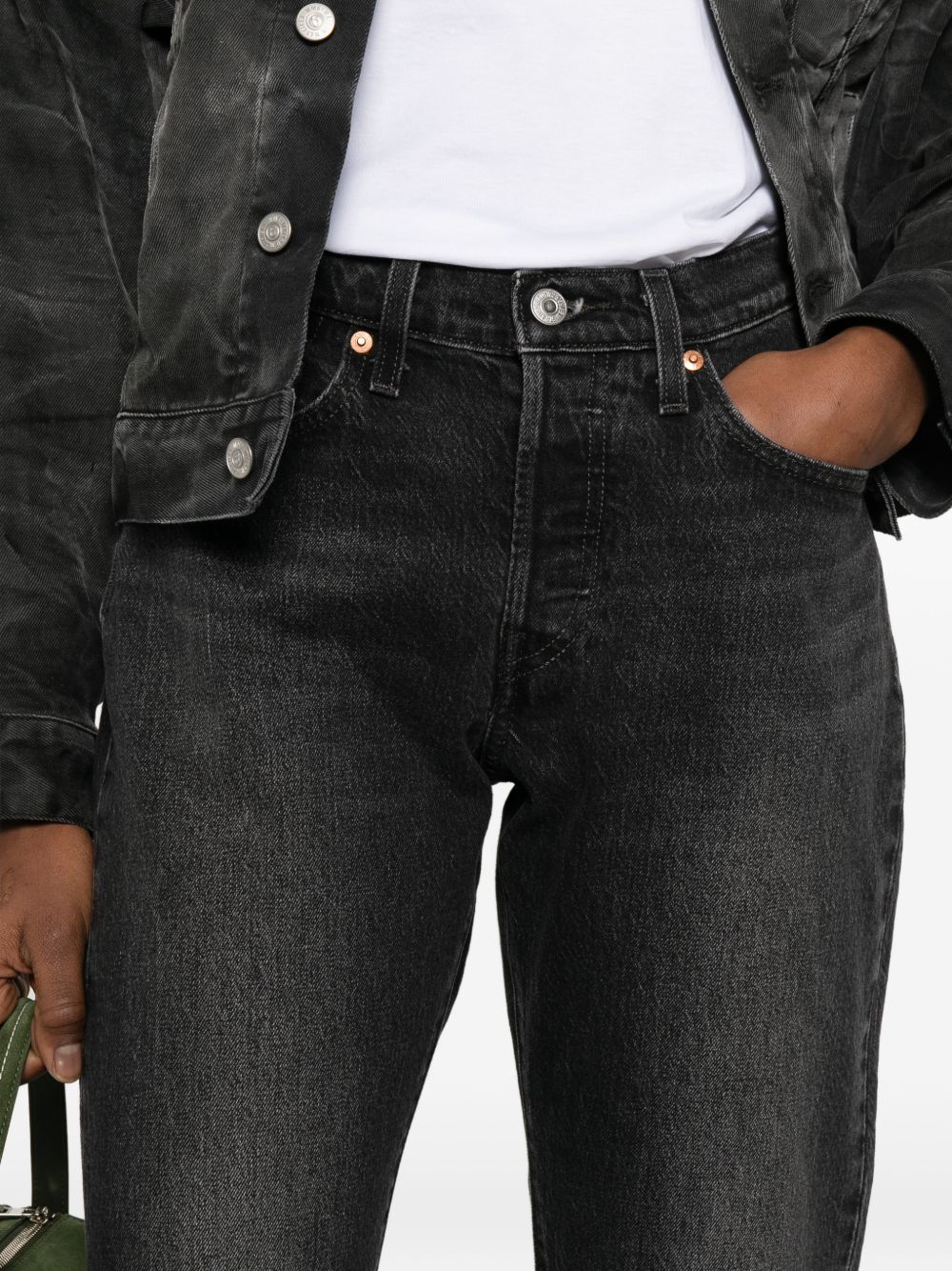 Jeans 501 Curve in nero 